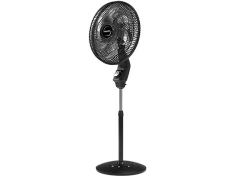 Ventilador De Coluna Mallory Eolo Cm P S Velocidades Preto