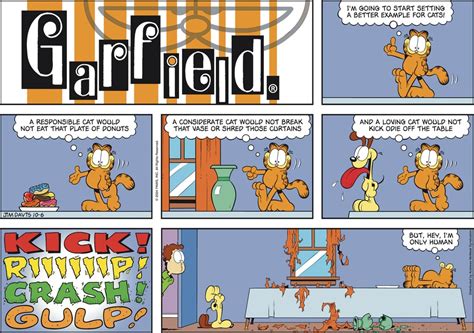 garfield  jim davis  october   gocomics