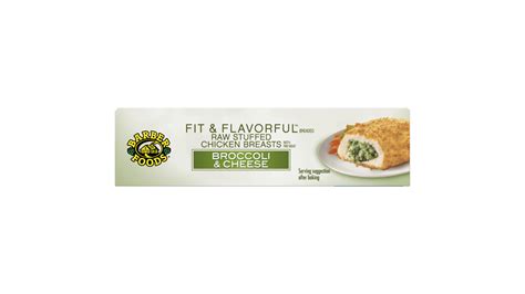 Barber Foods Fit Flavorful Breaded Broccoli Cheese Raw Stuffed