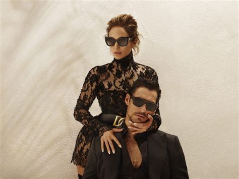 Jennifer Lopez Wears Sexy Lingerie In Dolce Gabbana Eyewear Campaign