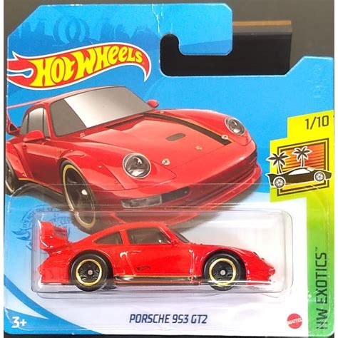 Hot Wheels Porsche Gt Vermelho Hw Exotics Shopee Brasil