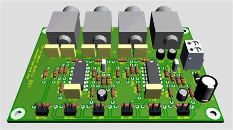 Electronique Realisations Melangeur Audio 021