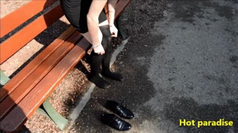 Wonderful French Woman With Of Perfect Tootsies In The Jouvet Park Joyce Hot Paradise