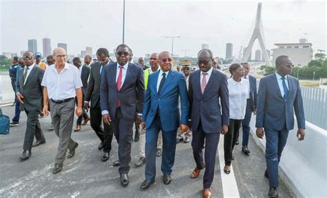 C Te D Ivoire Le Pont De Cocody E Pont Ouvert La Circulation Le