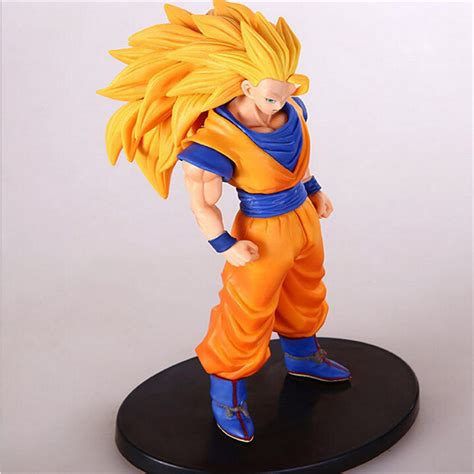 Anime Dragon Ball Z figura de acción Goku Super Saiyan 3 Goku PVC