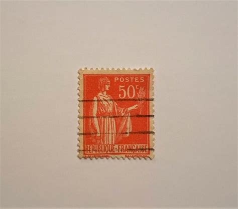 France Post Stamp Rare Vintage Retro French Postes Republique Etsy