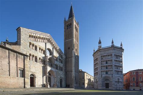 Piazza Duomo Parma Cathedral Baptistery Bishop S Palace