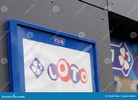 Fdj Loto La Francaise Des Jeux Store French Blue Sign Logo And Text