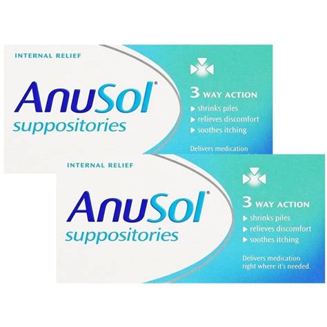 anusol suppositories haemorrhoids piles treatment asset pharmacy