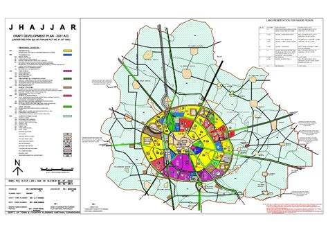jhajjar draft master development plan   map masterplansindia