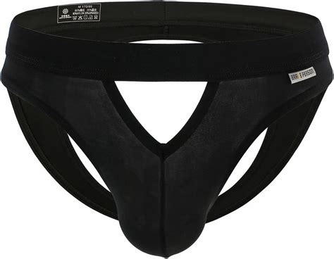 Evankin Mens Sexy Bikini Jockstrap Underwear Comfort G String Briefs Hollow Out Soft Thong