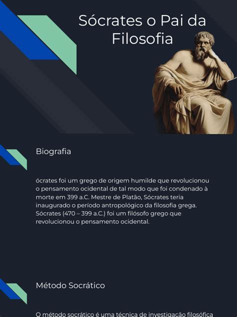 Quem É O Pai Da Filosofia - Sócrates o Pai da Filosofia | PDF | Sócrates | Platão