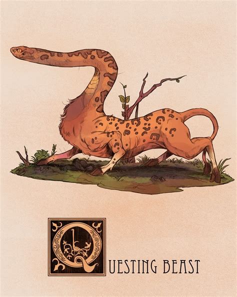 Name Questing Beast Beast Glatisant Barking Beast Area Of Origin