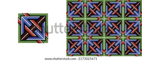 Dancheong Korean Traditional Decorative Patterns Temples 库存矢量图（免版税）2173025671 Shutterstock