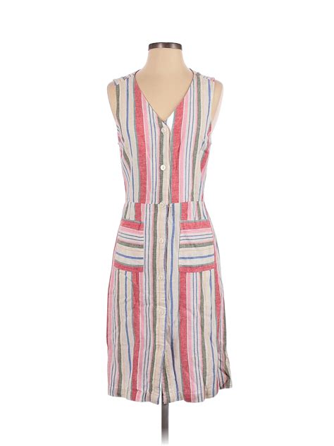 Old Navy Stripes Multi Color Ivory Casual Dress Size S 67 Off ThredUP