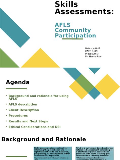 Afls Presentation Pdf Caregiver Psychology