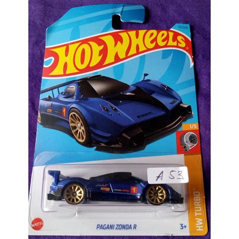 Jual Hot Wheels Pagani Zonda R HW Turbo No Blue Shopee Indonesia