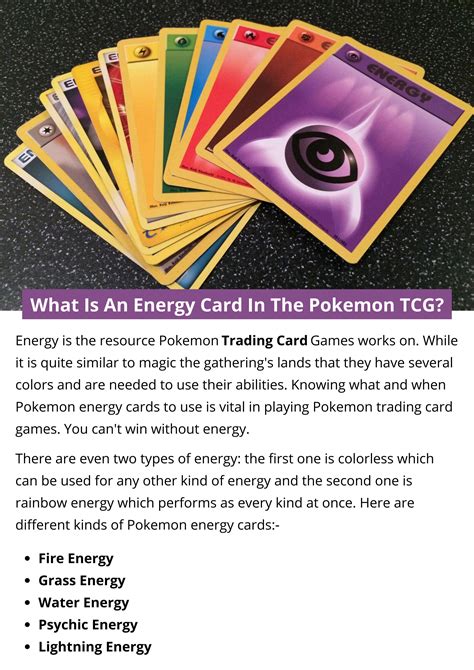 What Is An Energy Card In The Pokemon TCG? by jonesashley - Issuu