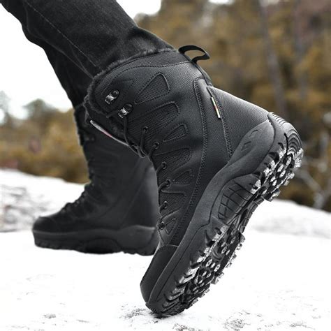 Купить TUINANLE Нескользящие мужские ботинки высокого качества на ...