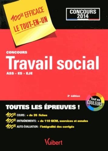 Concours Travail Social ASS ES EJE De Marion Gauthier Livre Decitre