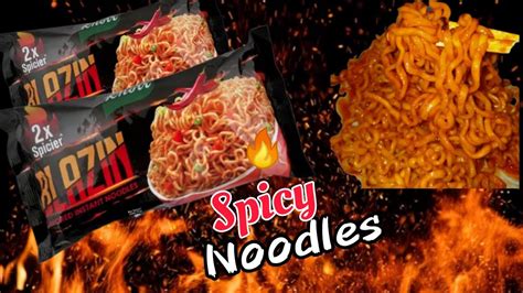 2x Spicy BLAZIN NoodlesFull Recipe Of Knorr Noodles Instant