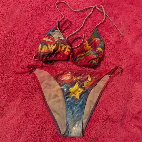 Playboy Swim Suit Two Piece Bikini Estimated Small Depop