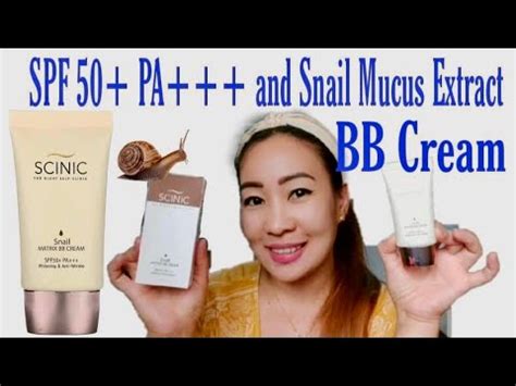 Scinic Snail Matrix BB cream SPF 50+ PA+++ - YouTube