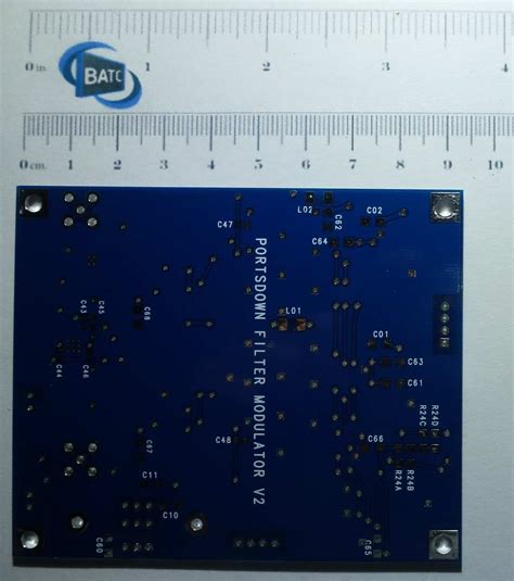 Portsdown Filter Modulator BLANK PCB British Amateur Television Club