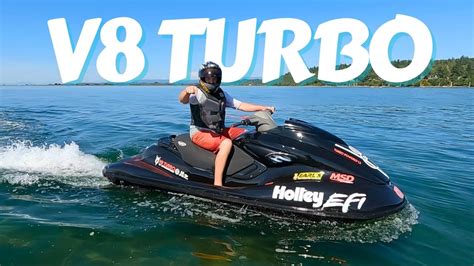 V8 Turbo Jetski First Ride Ls V8 Turbo Ski Youtube