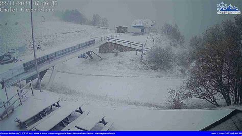 Webcam Campo Felice Intensa Nevicata In Corso Foto