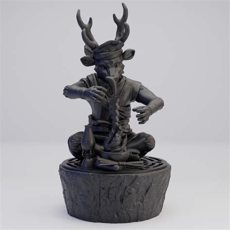 Hot Goblin 鹿の民のウォーロック ミニチュア ホットゴブリン 魔法使い フィギュア