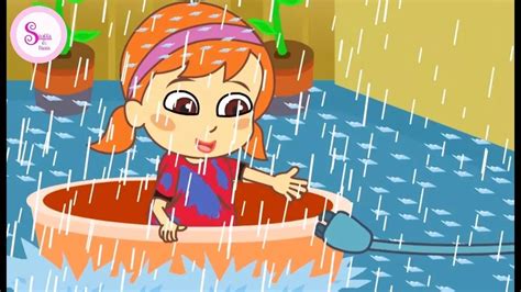 Bermain Saat Banjir Shoffa Dan Hanna Puri Animation Youtube