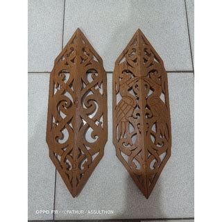 Jual Talawang Tameng Hiasan Dinding Dayak Kayu Ulin Khas Kalimantan