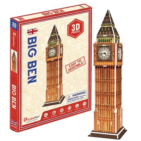 Mô Hình Giấy 3D Đồng Hồ Big Ben - Cubic Fun S3015H (13 Mảnh Ghép ...