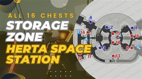 【Honkai: Star Rail】ALL 16 Chests Locations in Storage Zone | Herta ...