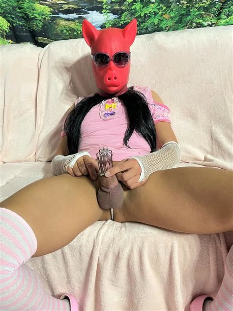 Sissy Wearing Blue Lingerie And A Plug Cage Nude Pics Xhamster