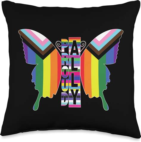 Amazon Lgbtq Gay Pride Month Proud Ally Tee Throw Pillow X Multicolor Home Kitchen
