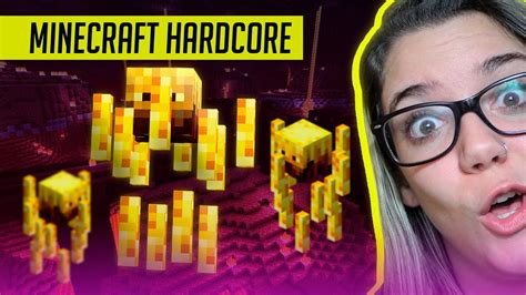 MINECRAFT HARDCORE BLAZES NA FORTALEZA 20 YouTube
