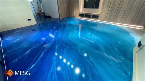 Coastal Blue Beach Flooring