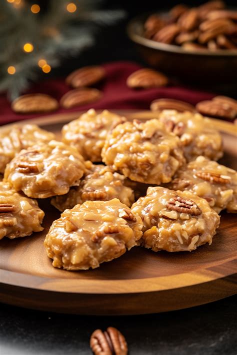 No Bake Coconut Pecan Praline Cookies That Oven Feelin