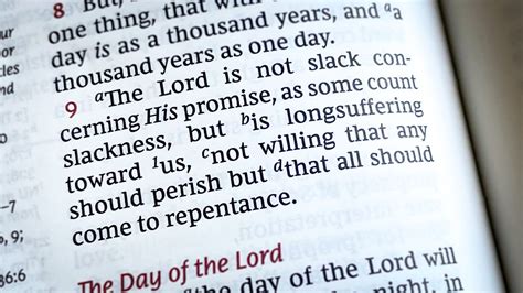 The Meaning Of 2 Peter 3 9 The Lord Is Not Slack Concerning His Promise