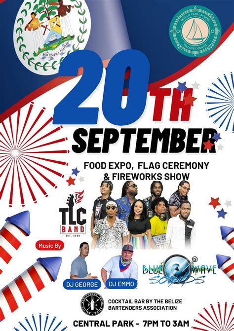 Belize Independence Day - Food Expo, Flag Ceremony & Fireworks - Go