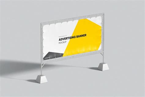 Advertising Banner Mockup – MasterBundles