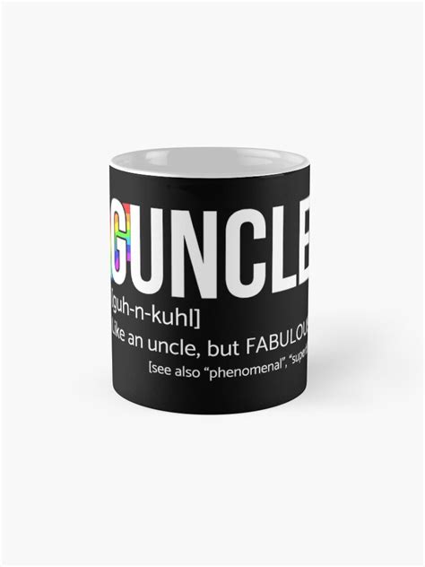 Guncle Definition Fun Gifts For Gay Uncles Coffee Mug For Sale By Suckerhug Redbubble