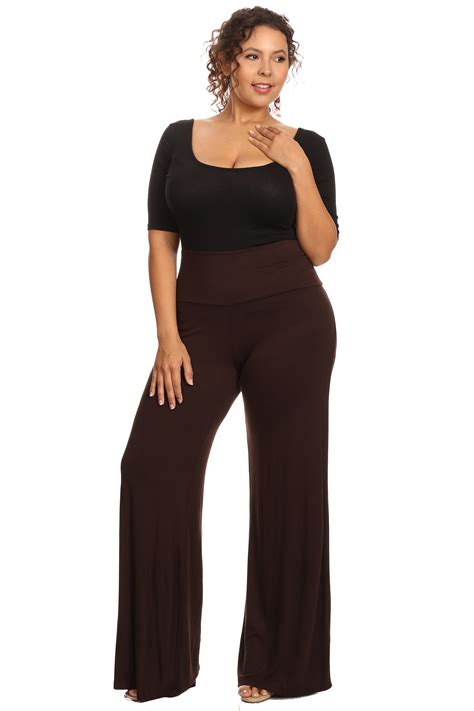 Plus Size Womens Palazzo Pants Hight Waisted Made In The Usa Womens