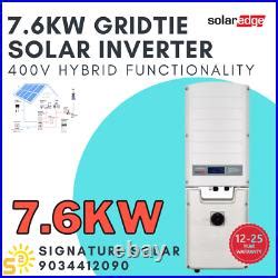 7.6kW 240V Grid Tie Inverter By Solar Edge Battery Backup Additions Possible | Grid Tie Inverter