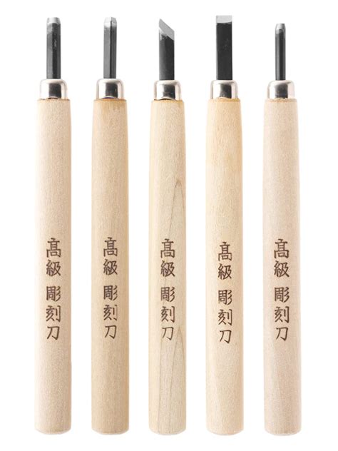 KAKURI Japanese Wood Carving Tools Set (5 Pcs) - Ideal for Beginners ...