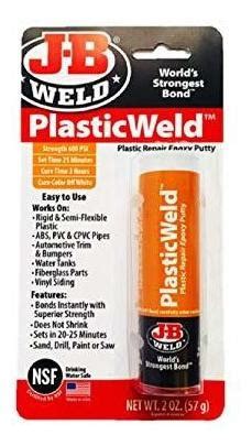 J B Weld Plasticweld Plastic Epoxy Putty Oz Mercado Libre