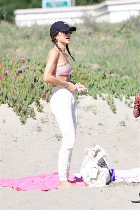 Camila Coelho Tried On An Unusual One Shoulder Bikini From Her New Collection The Fappening