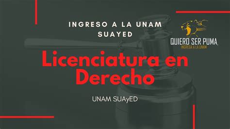 Ingreso A La Licenciatura En Derecho Suayed Toda La Informaci N